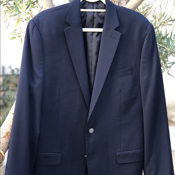 NW Michael Kors Royal Navy Blue Sport Coat Sz 42L